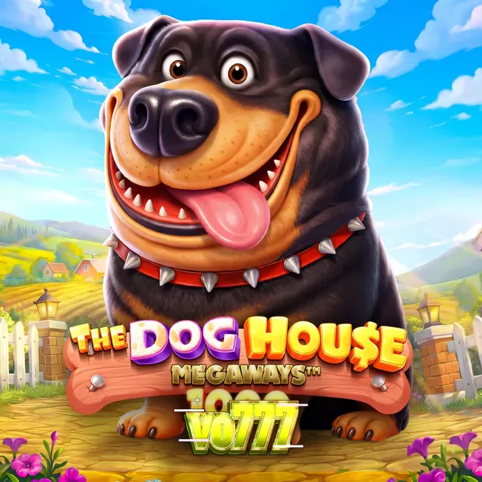 Tampilan layar permainan The Dog House Megaways 1000 di perangkat seluler